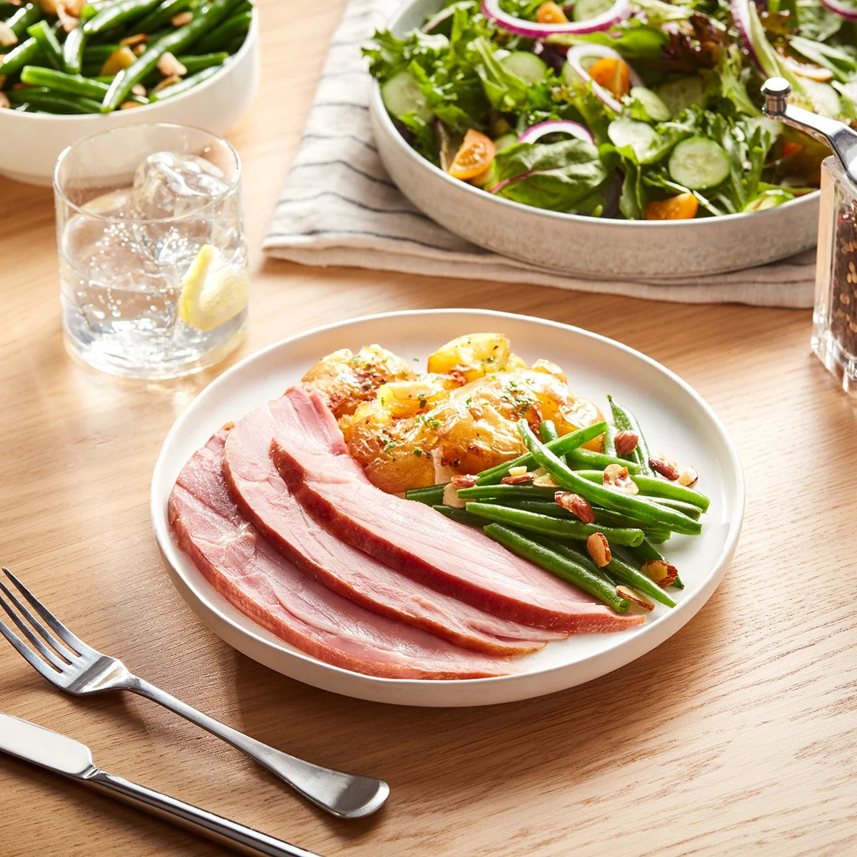 Hickory Smoked Half Tavern Ham, Fully Cooked, Boneless M56268