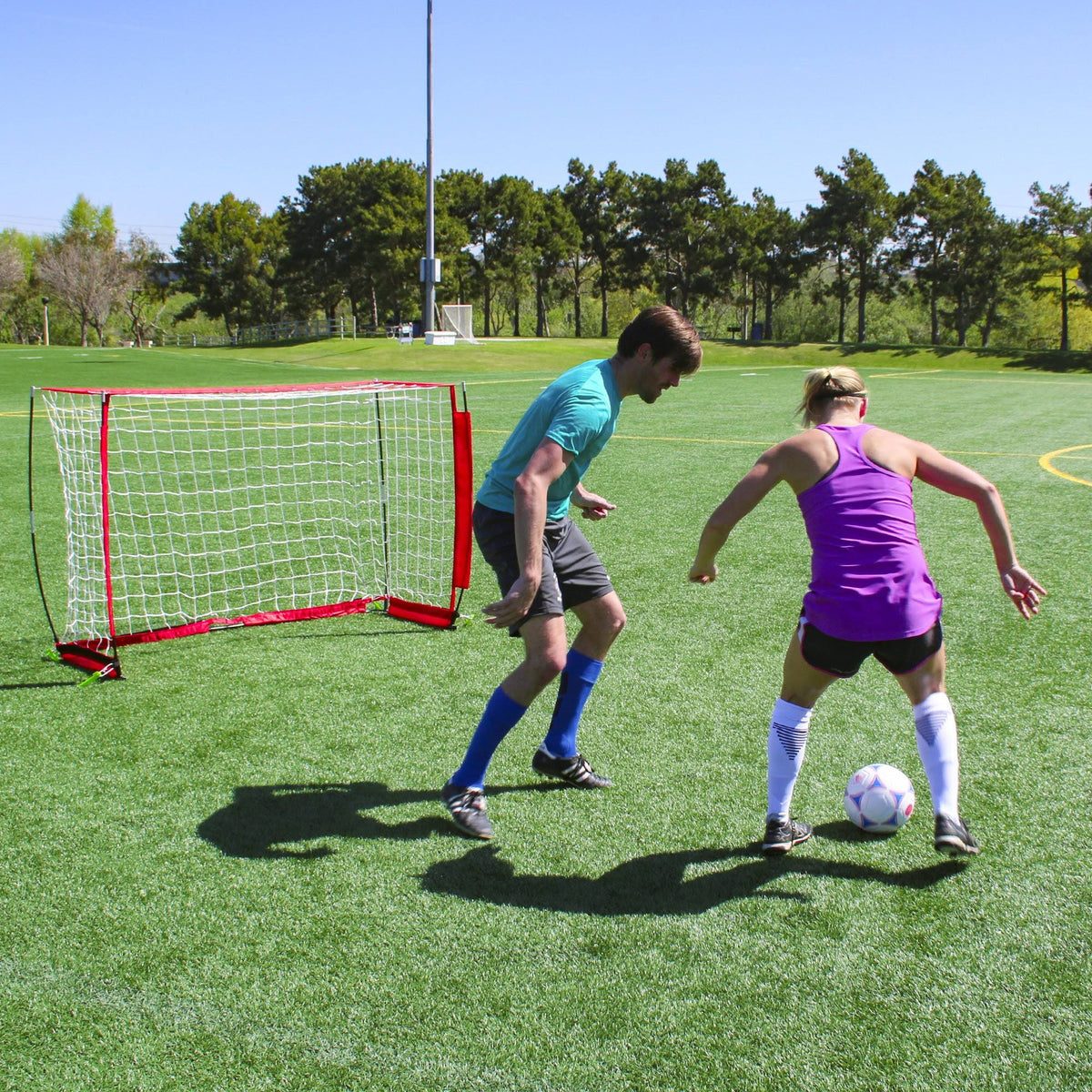 6 Ft Soccer Goal with Cones and Carrying Case B61902