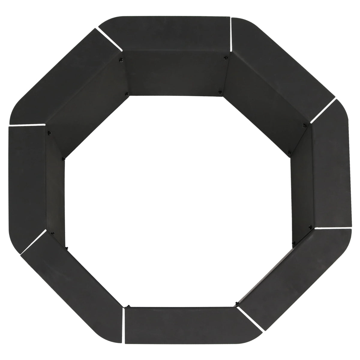Octagon Heavy-Duty Steel Fire Pit Ring - 30" Inside Diameter T53081