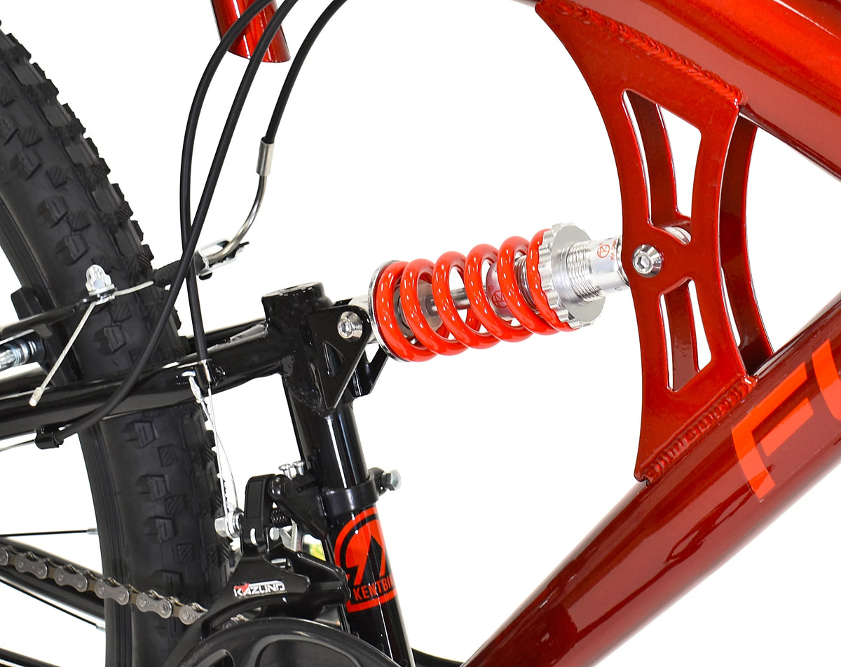 Red Dual Suspension Mountain Bike M22674