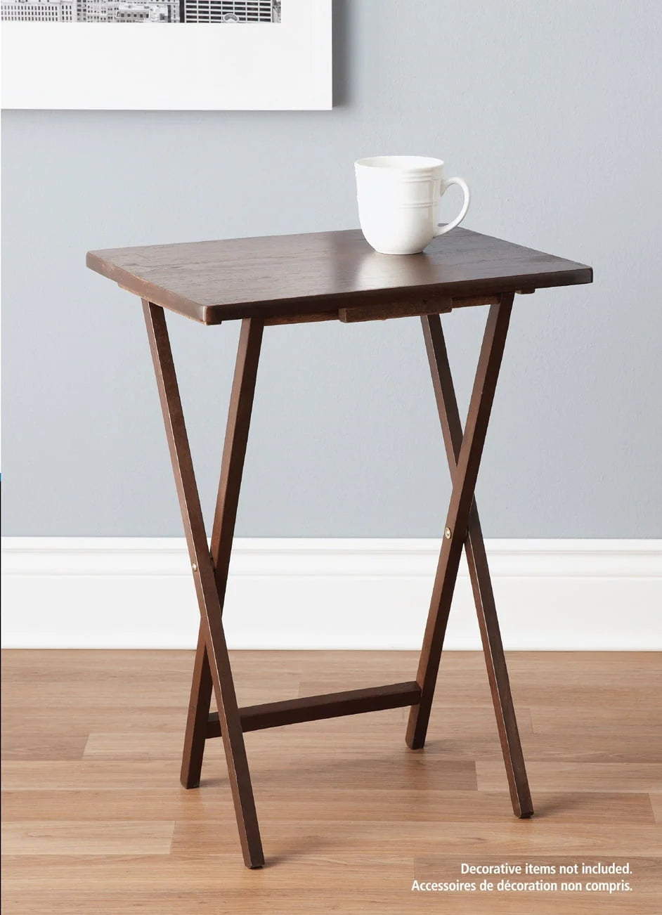 Folding TV Tray Table Natural I3557