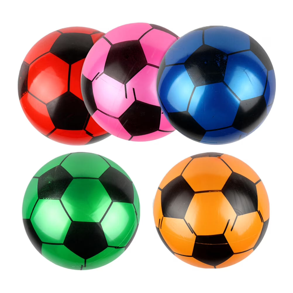 Inflatable Football Toys 5PCS Rubber Ball E674