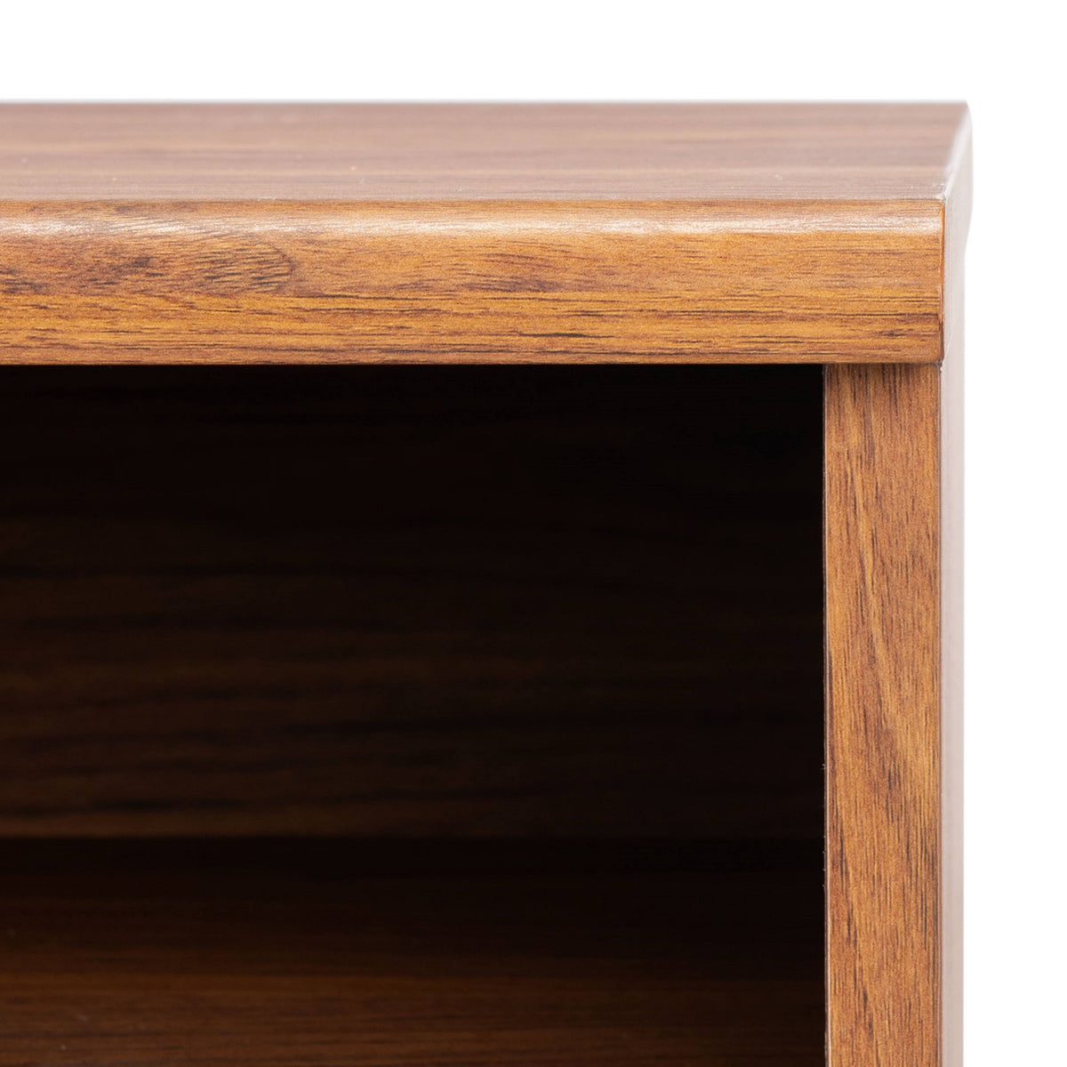 Walnut 2-Shelf Media Stand Q393789