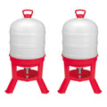 10 Gallon Heavy Duty Poultry Waterer 2 Pack B73057