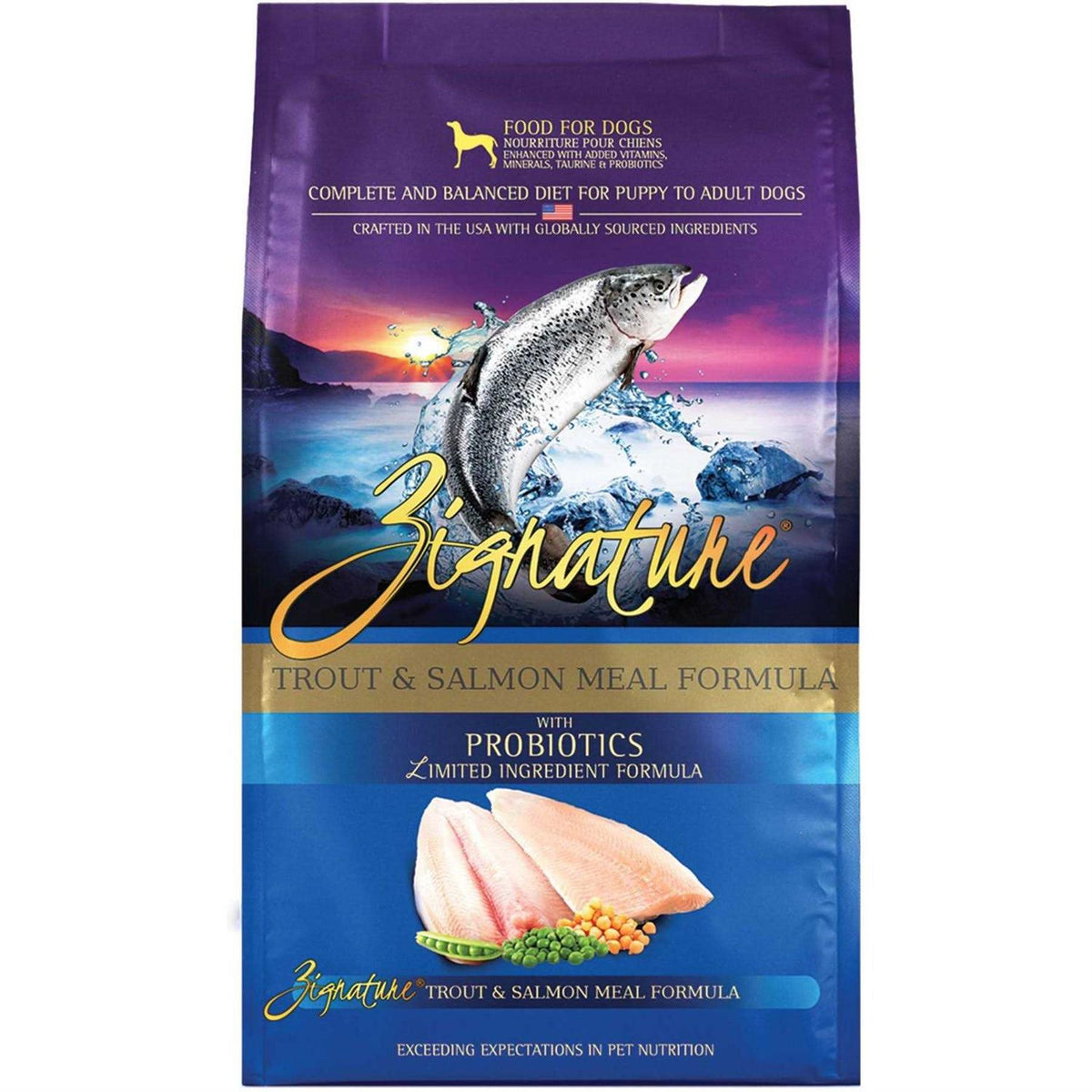 Dry Dog Food Trout Salmon Formula D28017