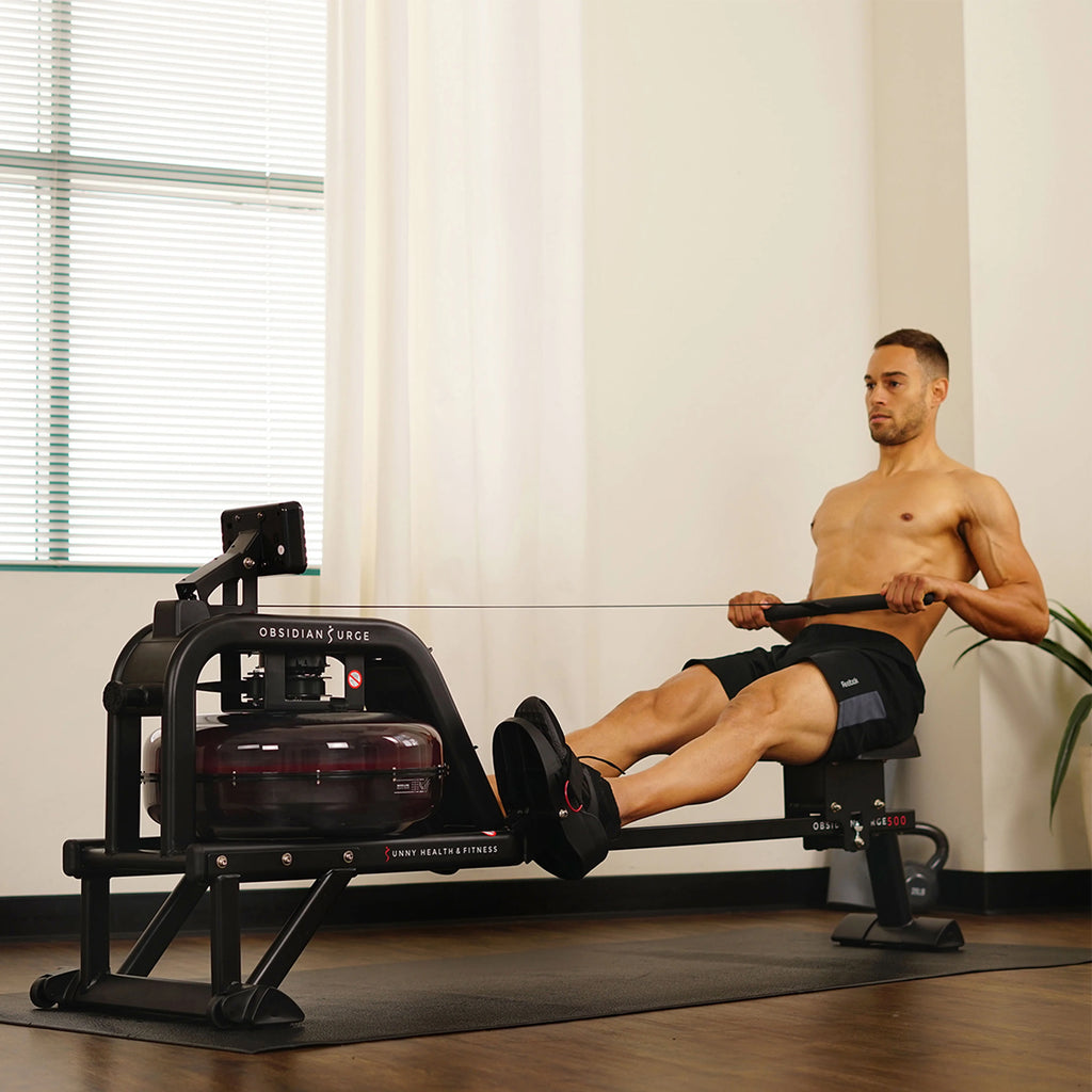 Water Rowing Machine with LCD Monitor T981