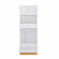 White 2 Door Wall Oven Cabinet F653