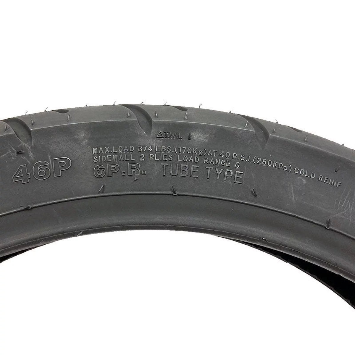 Motorcycle Tire 2.50-16 Front or Rear Street Tread V6549