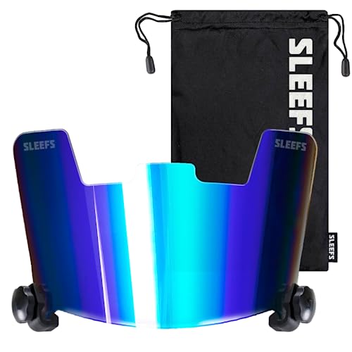 Tinted Football Visor with Clips and Microfiber Bag J1589