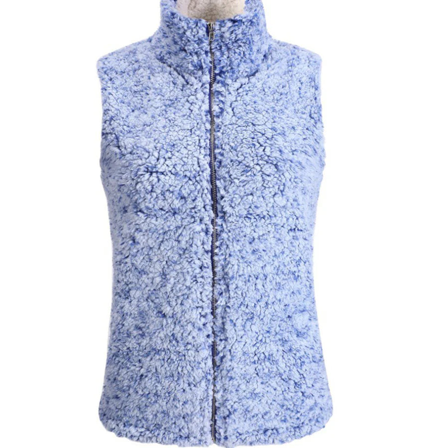 Faux Fur Sherpa Fleece Vest N1621