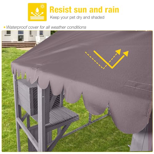 Outdoor Cat Enclosure with Bridges K7224