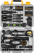 150 Piece Hand Tool Set with Plastic Toolbox Storage Case K5218