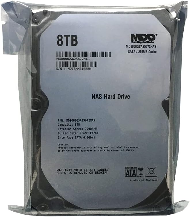 8TB 7200 RPM 256MB Cache SATA 3.5 Internal Hard Drive A8225