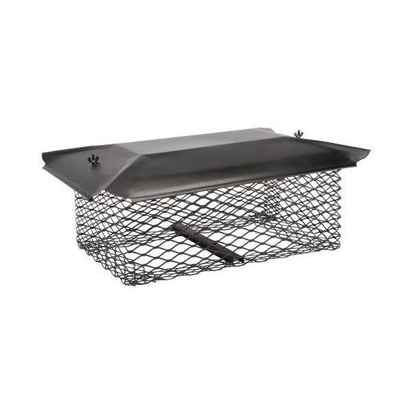 Black Galvanized Chimney Cap Z610