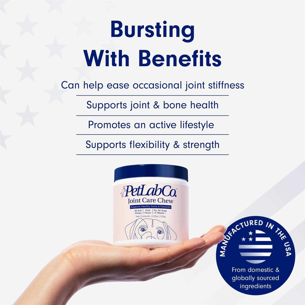 Joint Care Chews for Dogs with Glucosamine, Green Lipped Mussels and Omega 3 C118