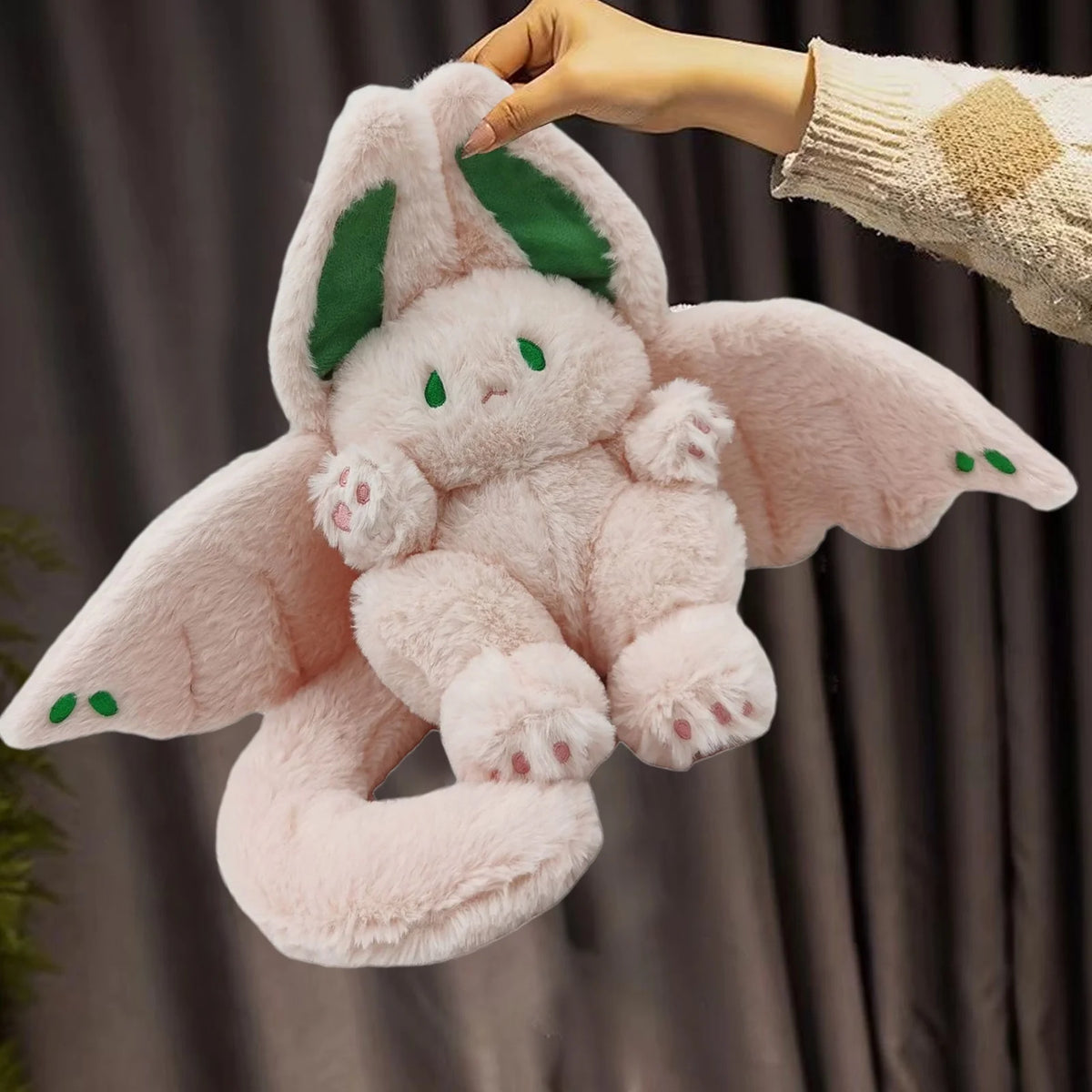 Pink Plush Toy with Wings A252902