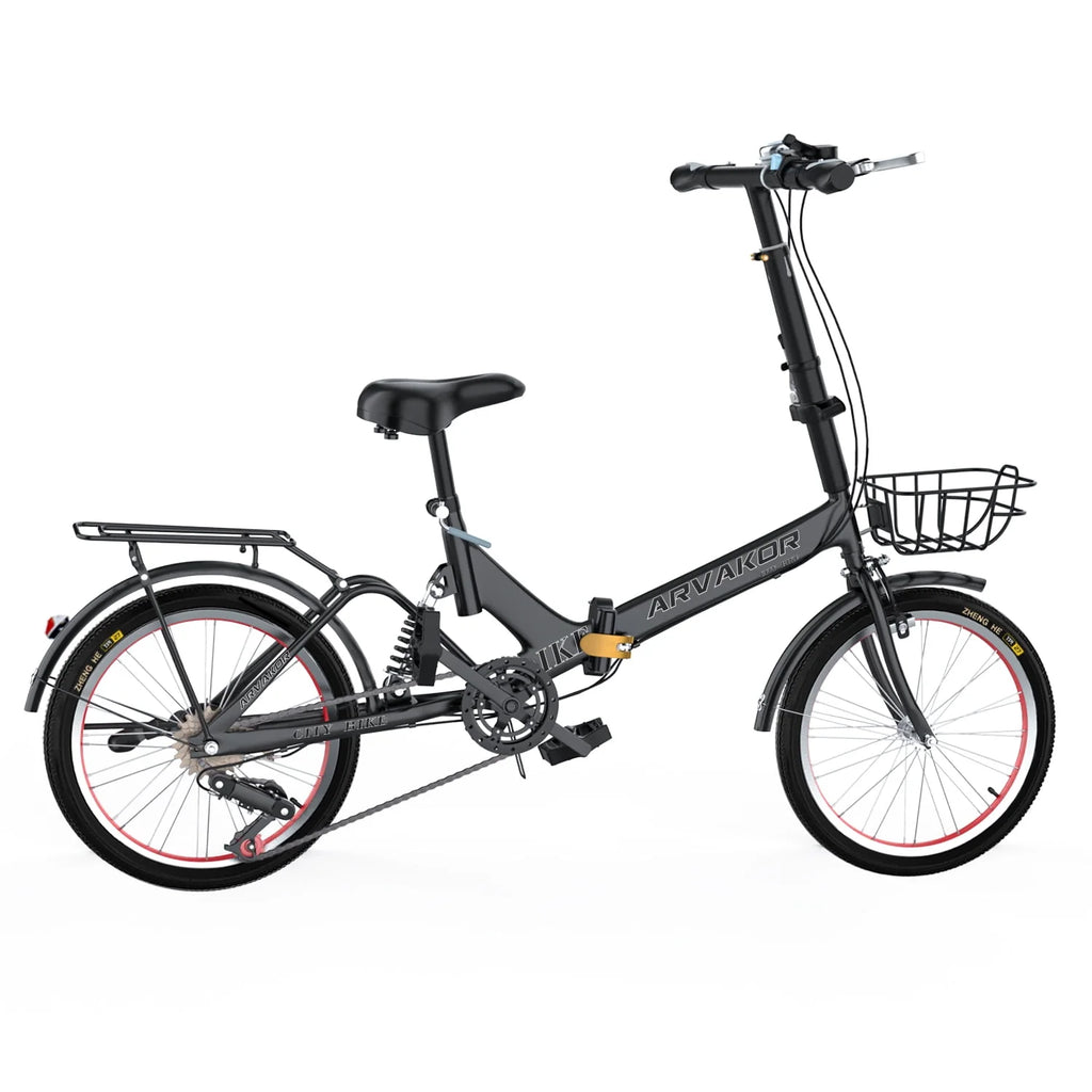 7 Speed Folding Bike with Carbon Steel Frame M30308