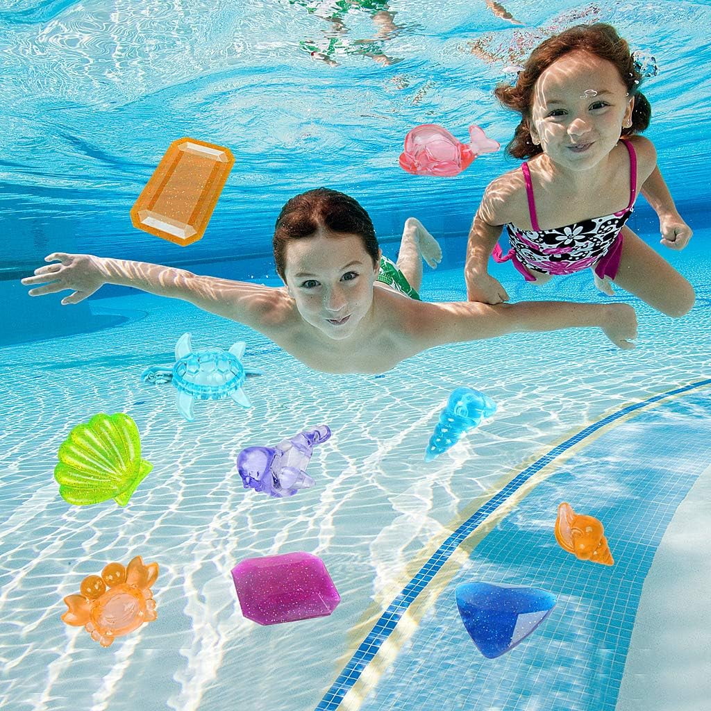 31 Pcs Pool Diving Toys with Storage Bag D430