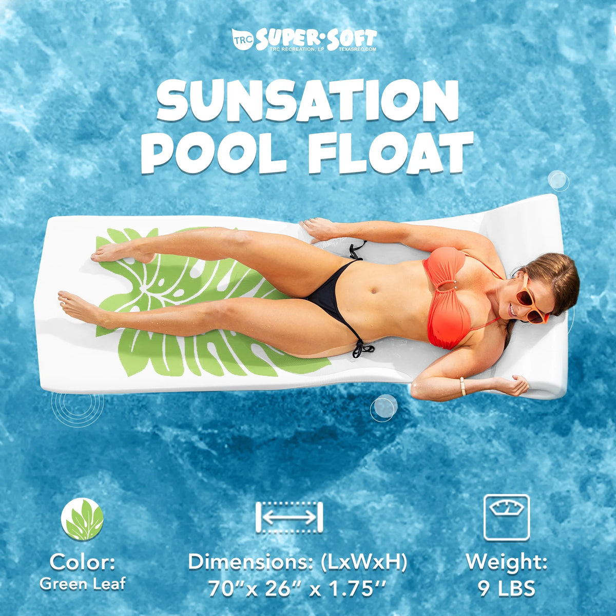 1.75" Thick Foam Pool Lounge Float X656