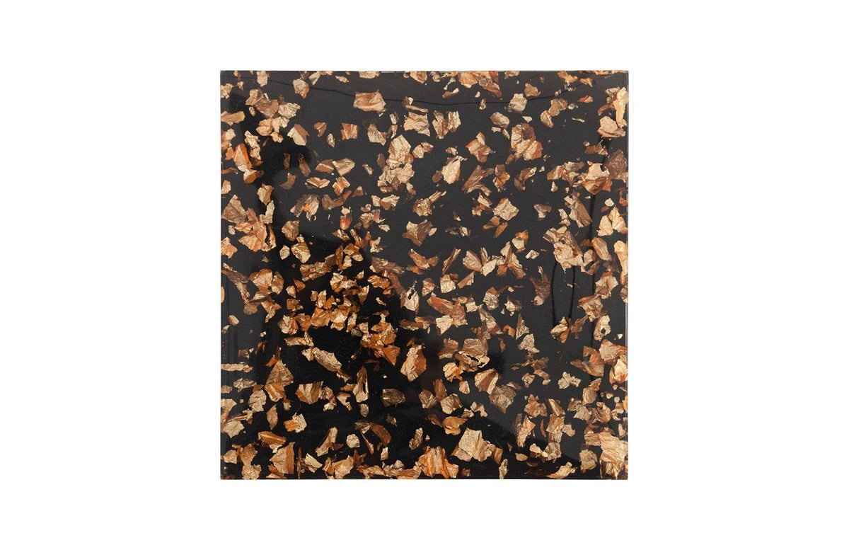 Black Gold Flake Wall Tile O940