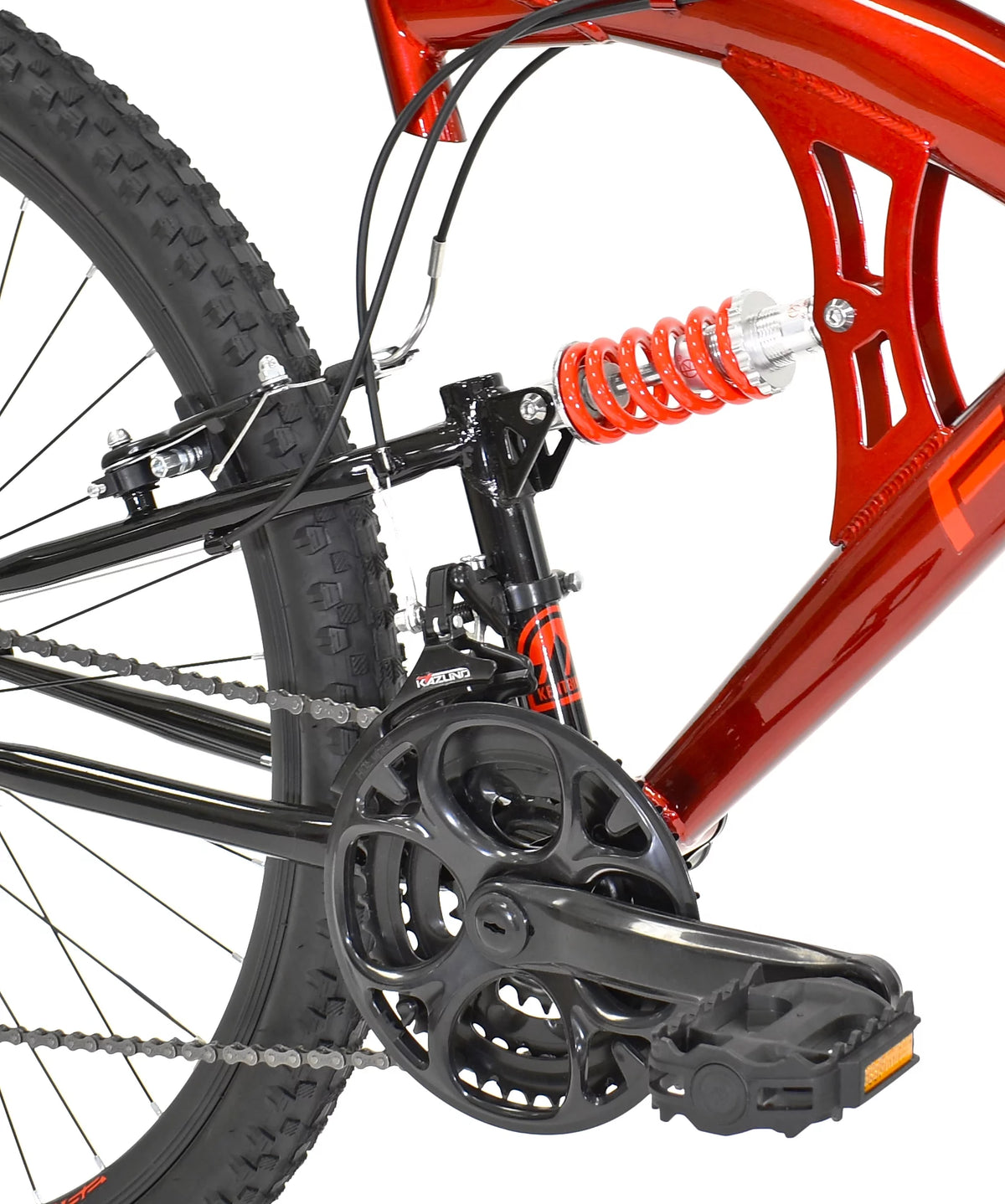 Red Dual Suspension Mountain Bike M22674