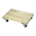 Wood Dolly with 3 in. Casters 30 x 18 in. Solid Platform Q8497