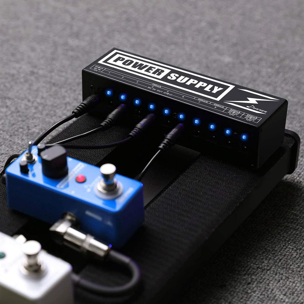 10 Isolated DC Output Guitar Pedal Power Supply G932669