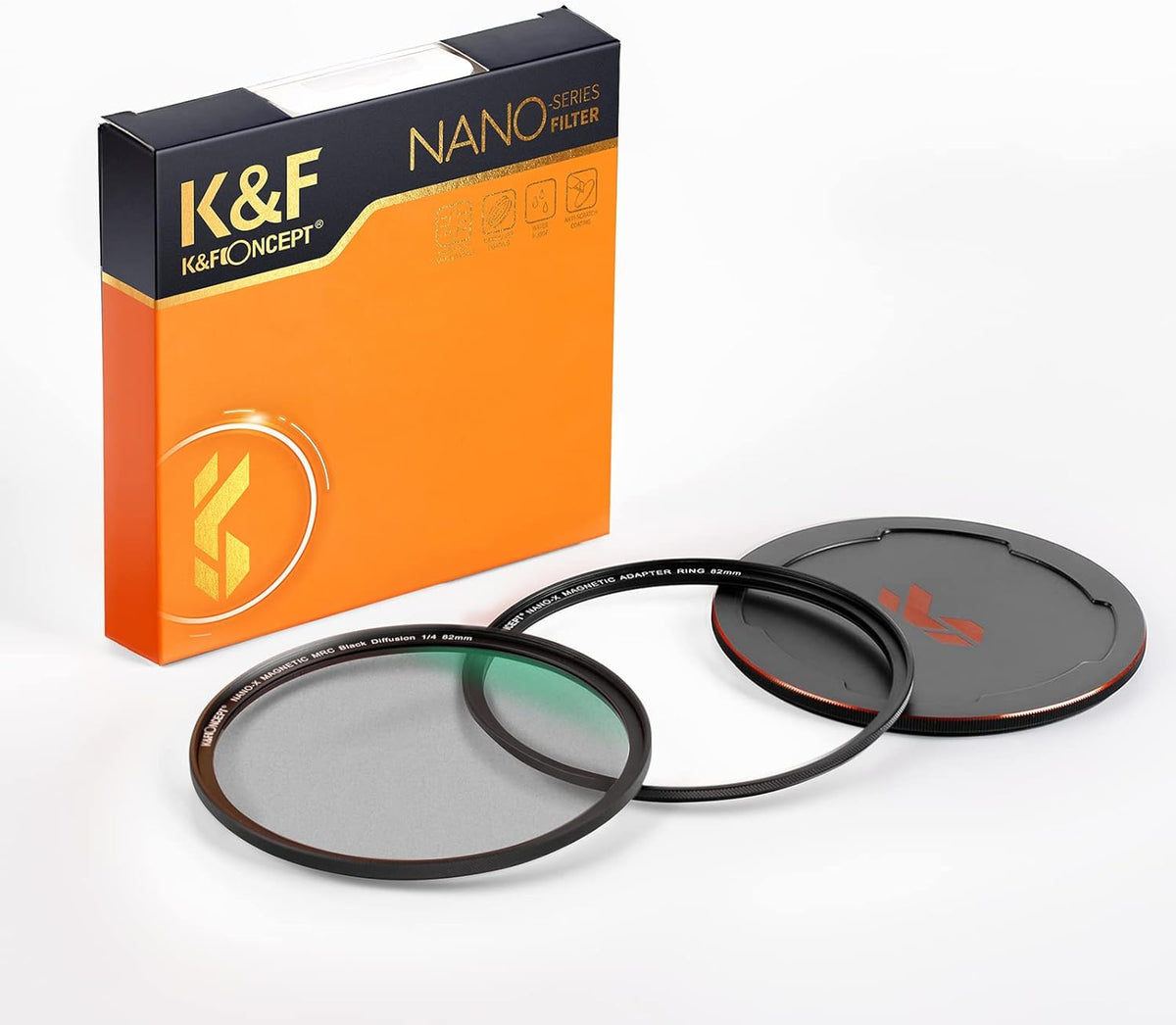 52mm Magnetic Black Soft Diffusion 1/4 Filter Kit V6754