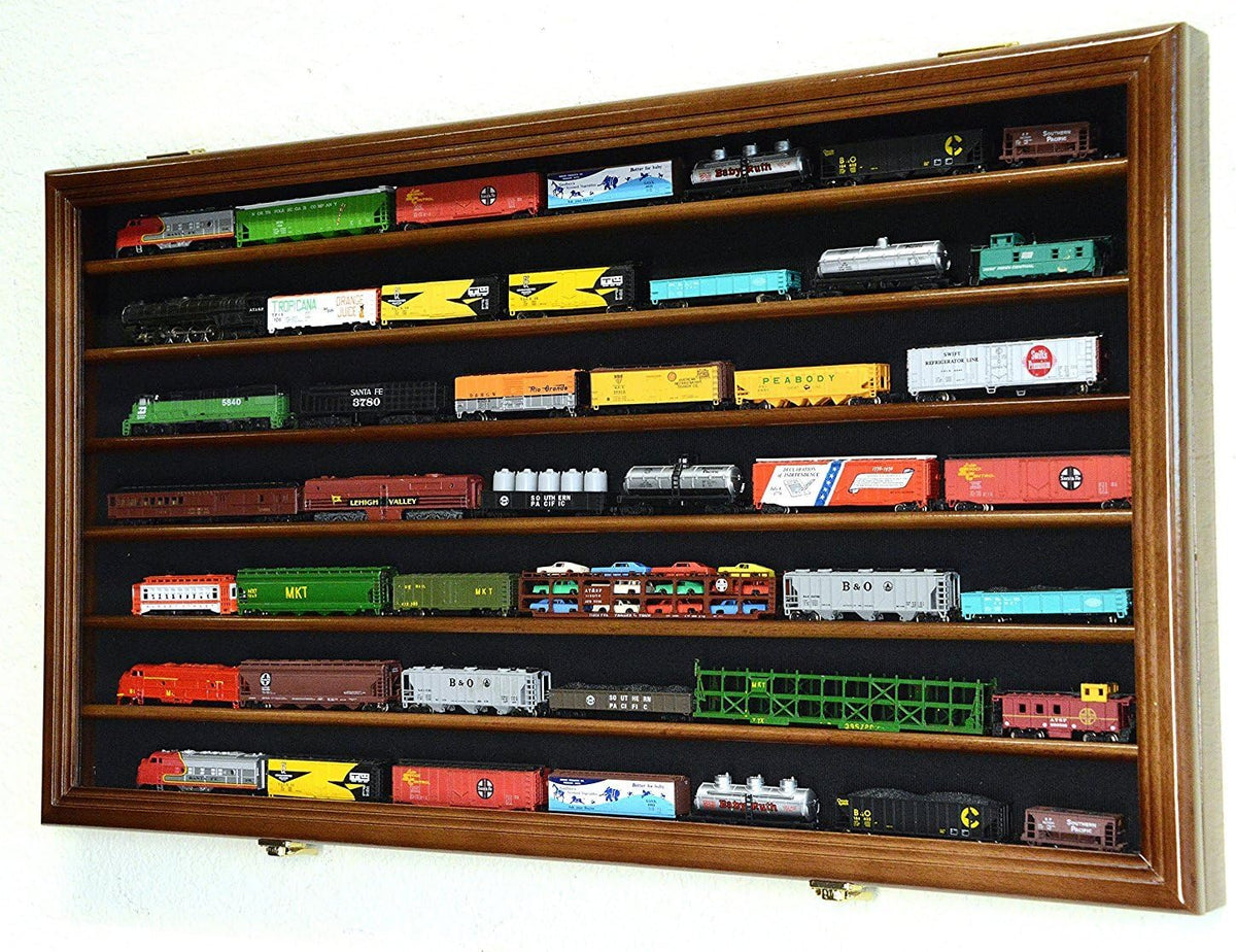 N Scale Train Display Case Cabinet Wall Rack C5408