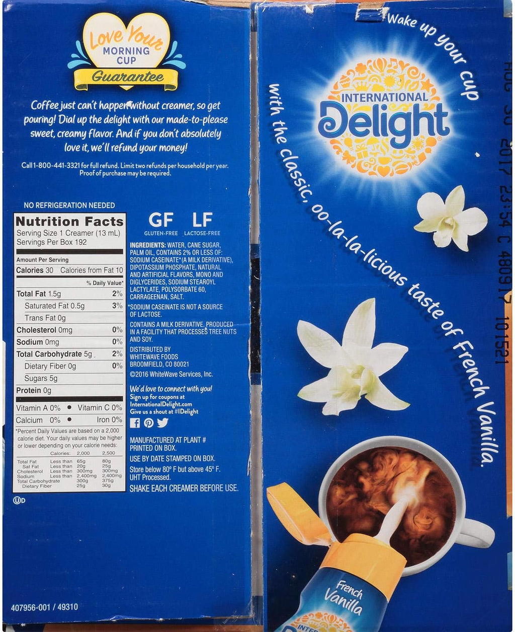 192 Count Single-Serve Coffee Creamers Z55193