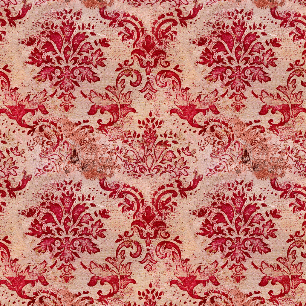 6 ft. Tall Aged Damask Canvas Room Divider W620