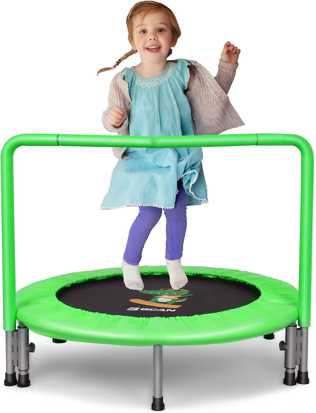 36'' Mini Folding Toddler Trampoline with Handle I362701