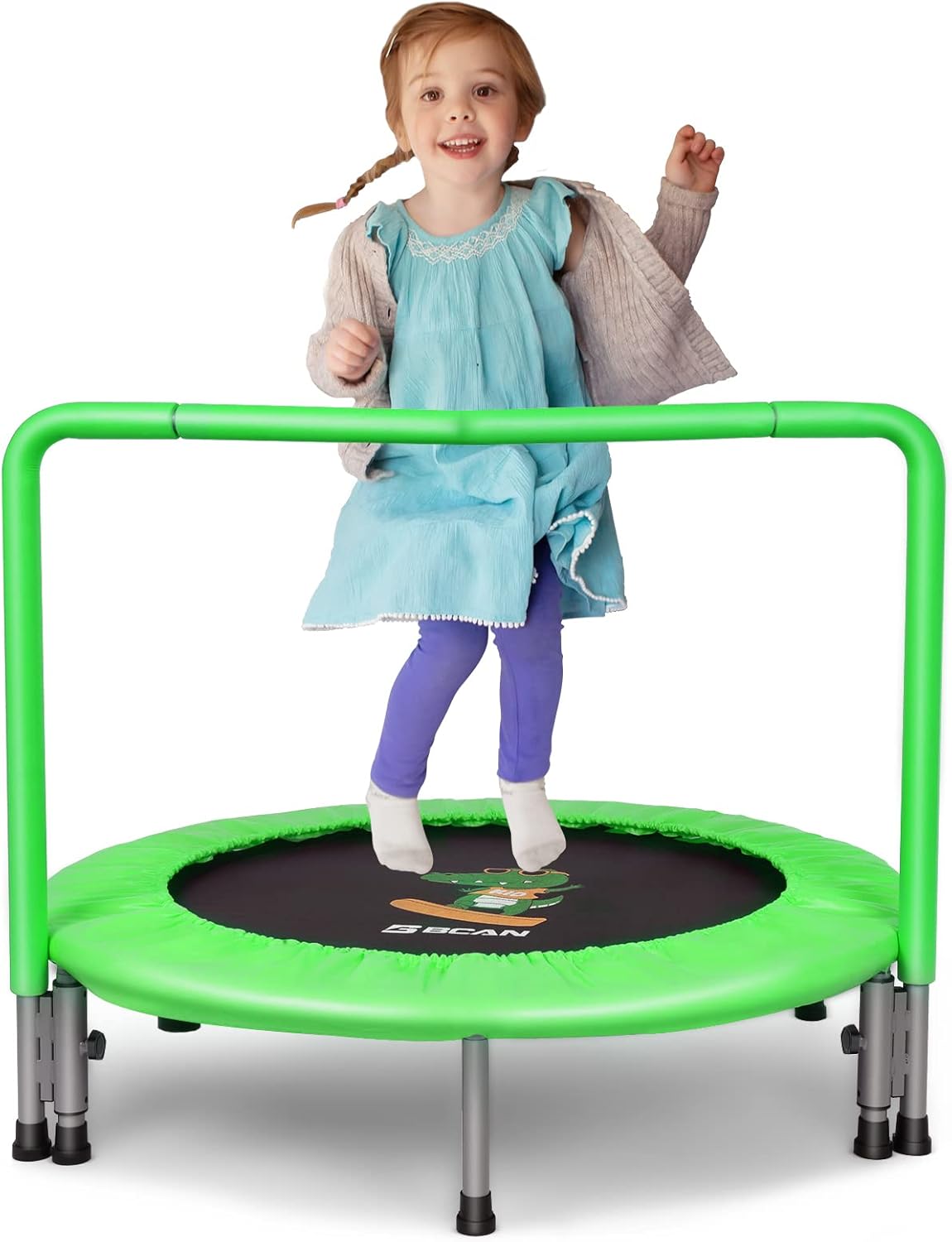 36'' Mini Folding Toddler Trampoline with Handle I362701