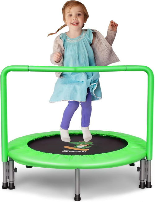 36'' Mini Folding Toddler Trampoline with Handle I362701