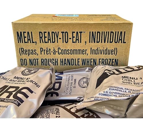 24 full food packs Military meals ready to eat with heater Z73698