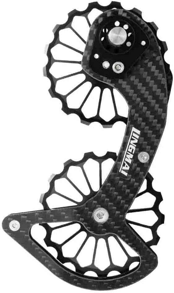 Carbon Fiber Ceramic Rear Derailleur 17T Pulley Guide Wheel D681359