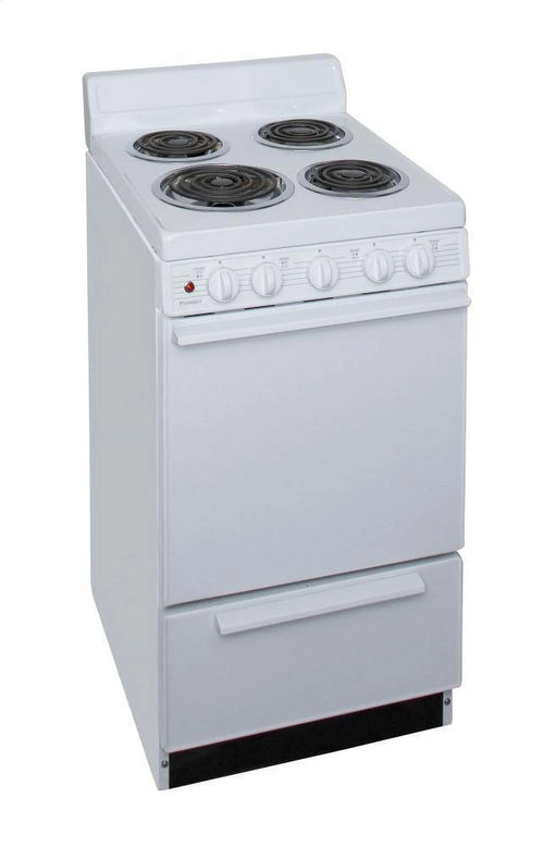 20" Freestanding Coil Electric Range White C549