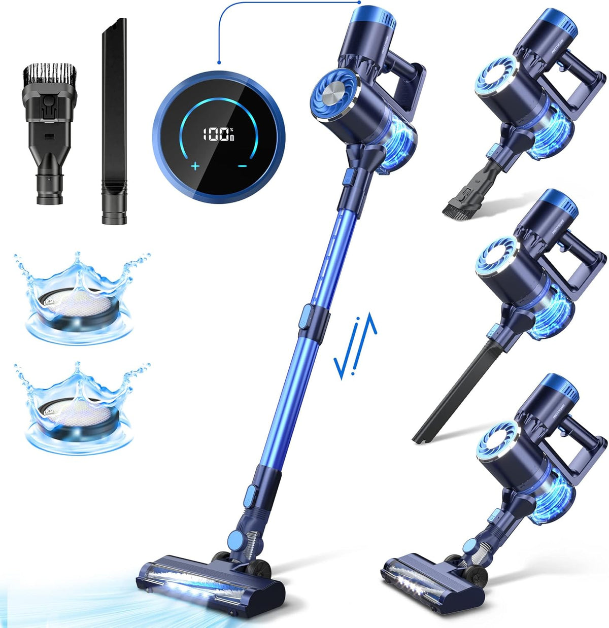 Cordless 4 in 1 Stick Vacuum Cleaner K282115