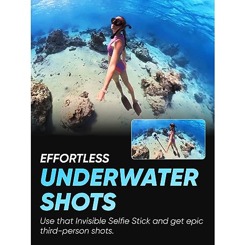 Waterproof 360 Action Camera with 48MP Sensors, 5.7K 360 Video E63807