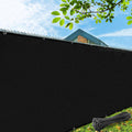 6x50ft Heavy Duty Privacy Fence Screen Black A742450