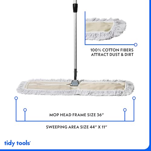 24 in. Cotton Reusable Dust Mop R59891