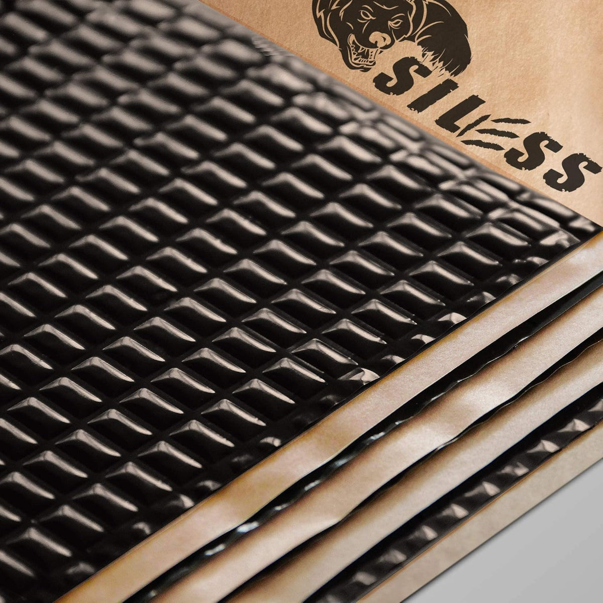 Black 80 mil 36 sqft Car Sound Deadening Mat Q8989