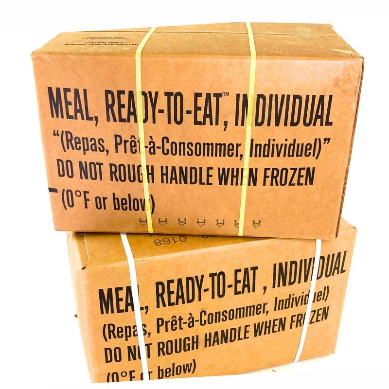 24 full food packs Military meals ready to eat with heater Z73698