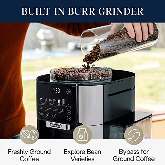 Drip Coffee Maker with built in grinder T82514