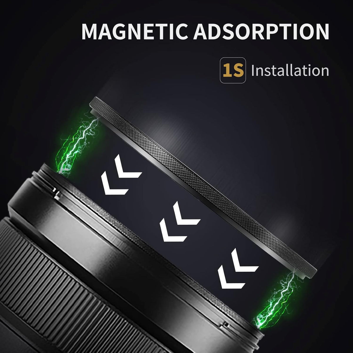 52mm Magnetic Black Soft Diffusion 1/4 Filter Kit V6754