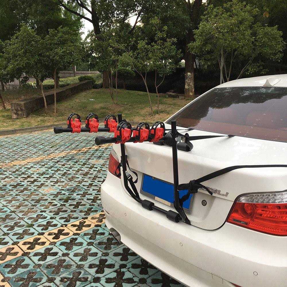 Portable 3-Bike Carrier Rack, Black P4908