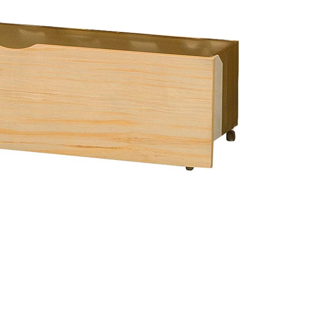 Wooden Underbed Storage Box with Caster Wheels, Set of 2 C589