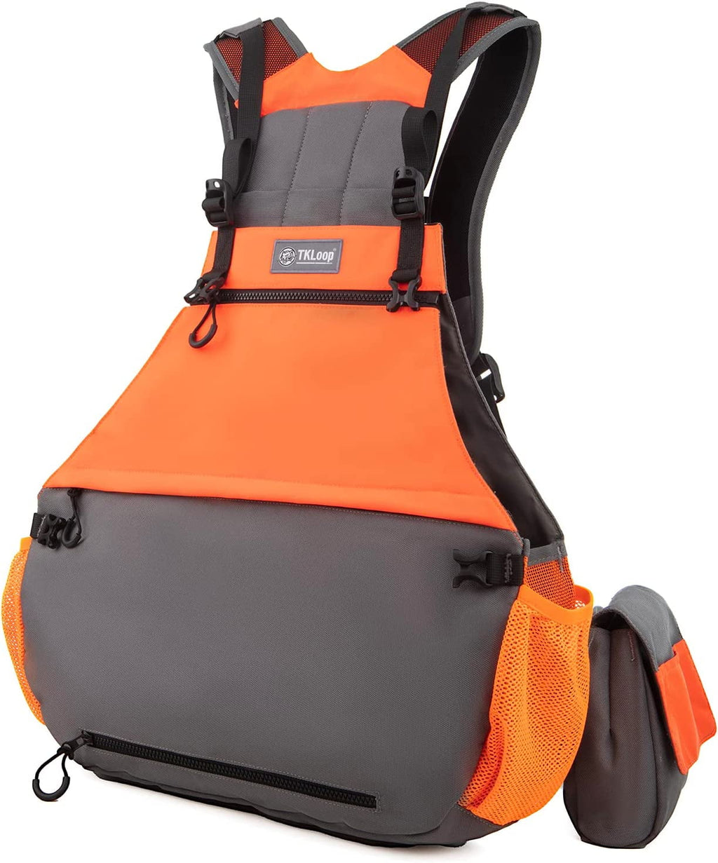 Orange Grey Upland Hunting Vest with Blood-Proof Lining H570