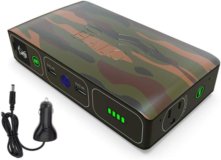 44400 mWh Portable Laptop Power Bank with AC Outlet and Car Charger L386