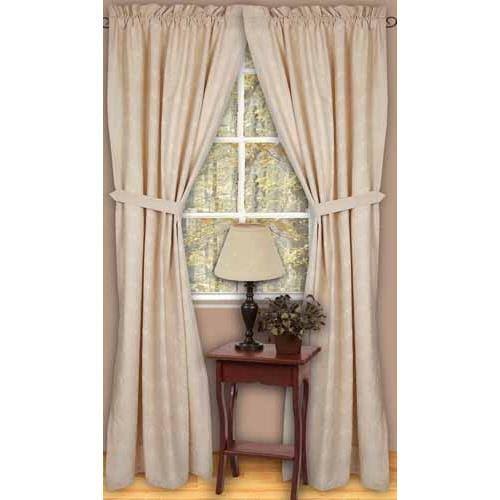 Cream Drapery Panels 84 in Q918